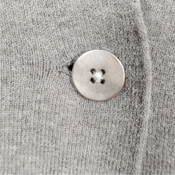 Chicos Gray Shirting-Back Cardigan Chicos 1/US 8-10 - Picture 7 of 13